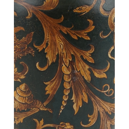  Martin Brothers stoneware vase decorated with scrolling foliage, Lizards and insects, incised Martin... 