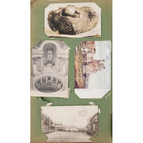 Collection of early 20th century postcards and greetings cards ...
