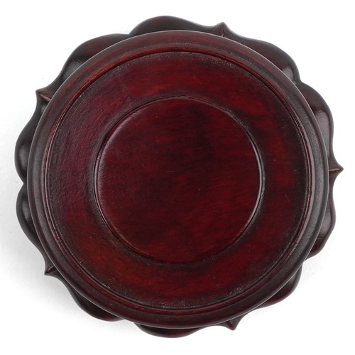  Chinese porcelain footed bowl hand painted in the famille rose palette with an emperor and attendant... 