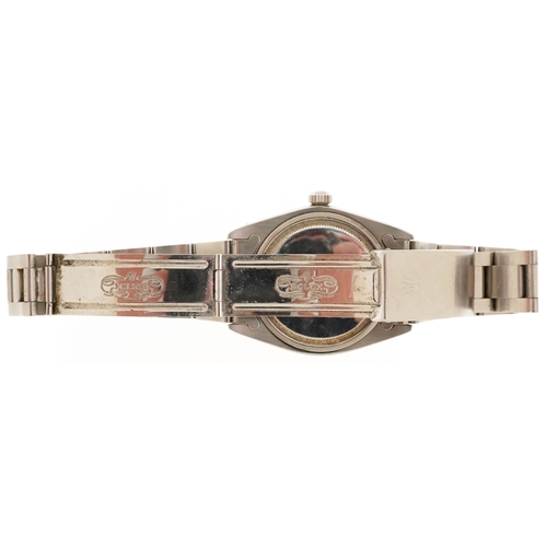  Rolex, a vintage gentlemen's Rolex Oyster Date manual wind wristwatch, the dial 29mm in diameter.