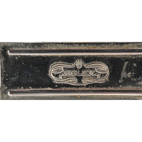  Rolex, a vintage gentlemen's Rolex Oyster Date manual wind wristwatch, the dial 29mm in diameter.