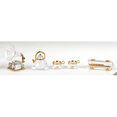 Swarovski crystal figures and objects with boxes including butterflies ...