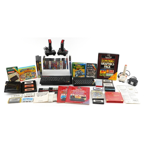 Vintage games consoles, accessories and games including Sinclair ZX ...