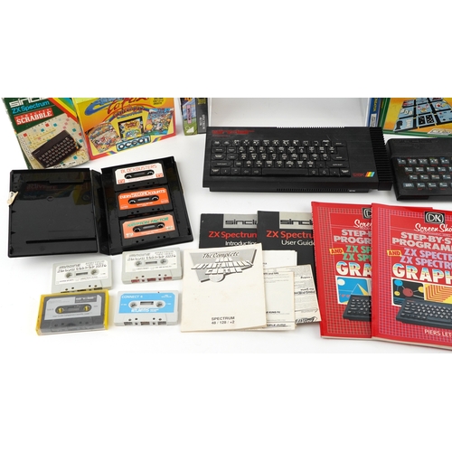Vintage games consoles, accessories and games including Sinclair ZX ...