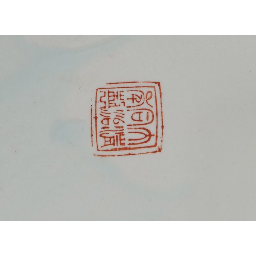 37 - Peranakan Straits or Nonya Straits type porcelain, pair of large Chinese jars and covers hand painte... 