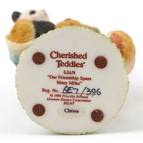 Collection of limited edition Cherished Teddies by Priscilla