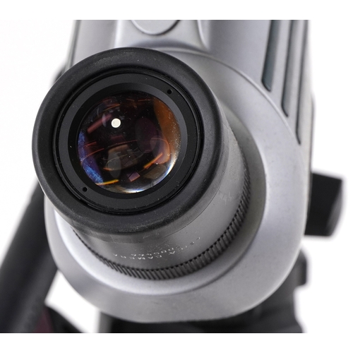 1029 - Leica Apo-Televid 77 spotting scope on stand, the scope 44cm in length.