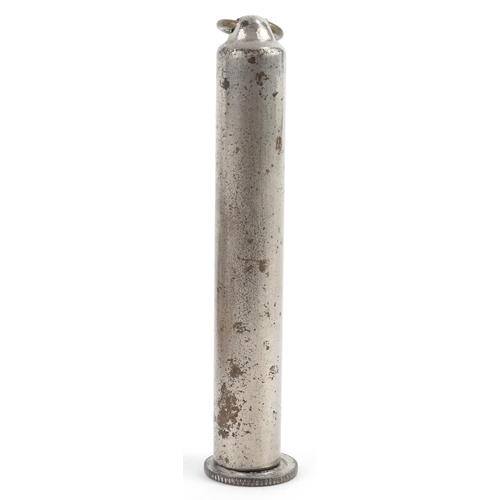 49 - Antique and later sundry items including a rosewater sprinkler, bobbin winder, silver thimbles and a... 