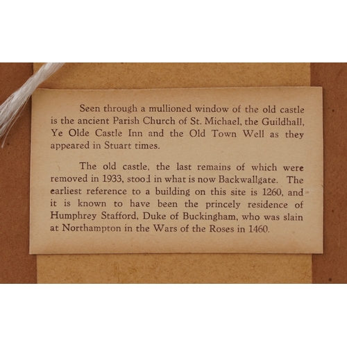 53 - Four mid century B W A Macclesfield woven silk pictures comprising Old Macclesfield, The Gap House a... 
