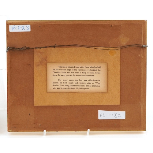 53 - Four mid century B W A Macclesfield woven silk pictures comprising Old Macclesfield, The Gap House a... 