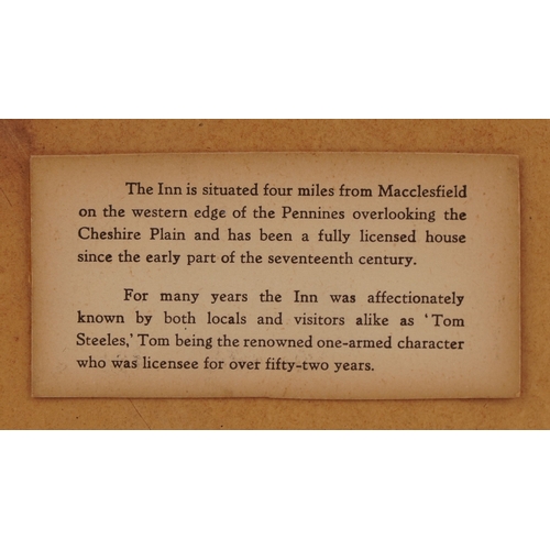 53 - Four mid century B W A Macclesfield woven silk pictures comprising Old Macclesfield, The Gap House a... 