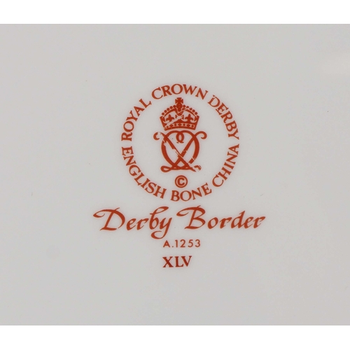 1056 - Collectable china including a Royal Crown Derby - Derby Border pattern cake plate with server, two F... 