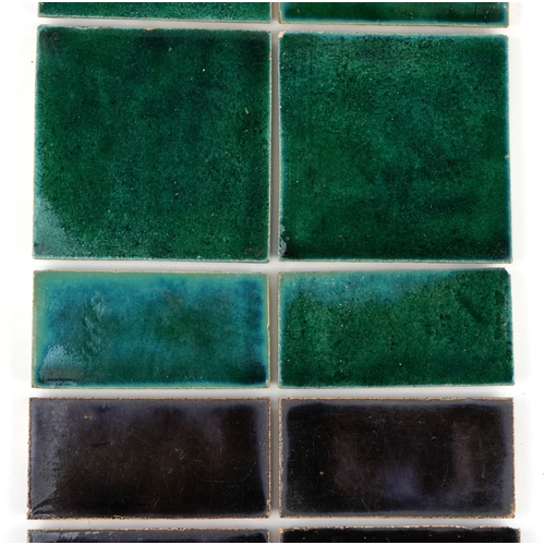 22 - Carter & Co., eighteen early 20th century Poole pottery maritime interest tiles - three levels of th... 