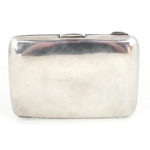 533 - Cornelius Desormeaux Saunders and James Francis Hollings, George V silver and enamel cigarette case ... 