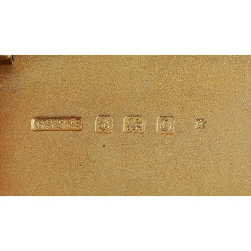 533 - Cornelius Desormeaux Saunders and James Francis Hollings, George V silver and enamel cigarette case ... 