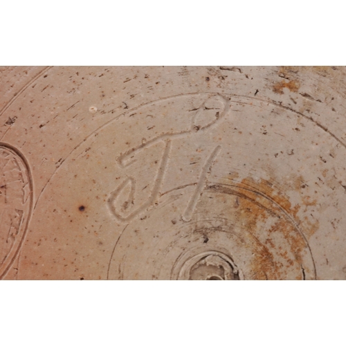 18 - Hannah Barlow for Doulton Lambeth, stoneware jug incised with a goat protecting its kid from a dog, ... 