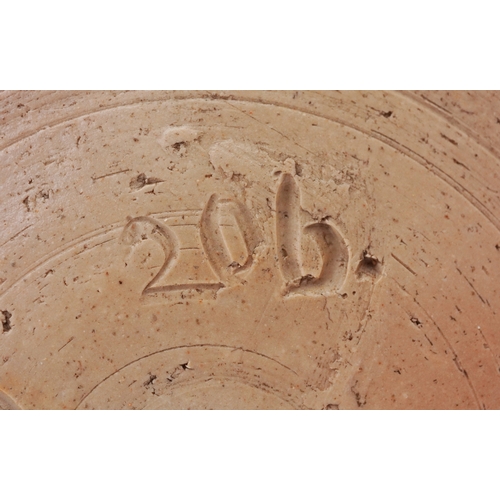 18 - Hannah Barlow for Doulton Lambeth, stoneware jug incised with a goat protecting its kid from a dog, ... 