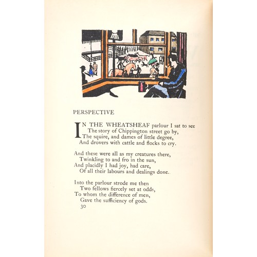 1446 - John Drinkwater, Loyalties: A Book of Poems, published by the Beaumont Press on Japanese vellum with... 