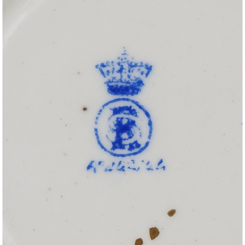 219 - 19th century and later teacups, coffee cups and saucers including Royal Crown Derby hand painted in ... 