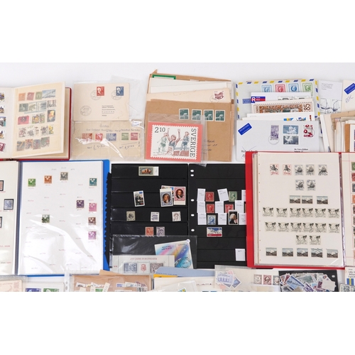 1353 - Large quantity of 19th century and later Swedish, Austrian and world stamps in mint and used conditi... 