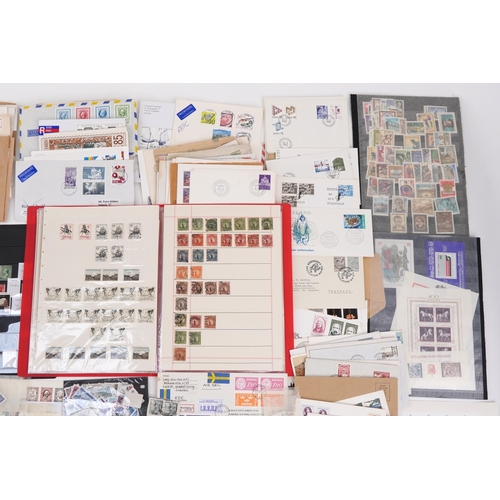 1353 - Large quantity of 19th century and later Swedish, Austrian and world stamps in mint and used conditi... 