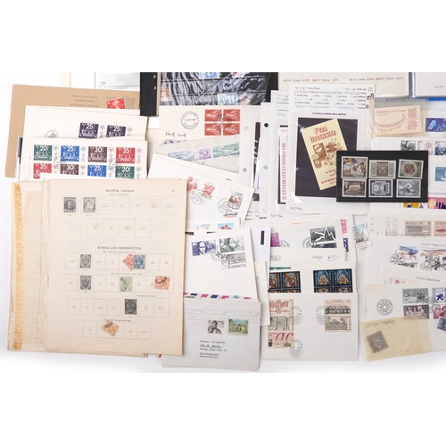 1353 - Large quantity of 19th century and later Swedish, Austrian and world stamps in mint and used conditi... 