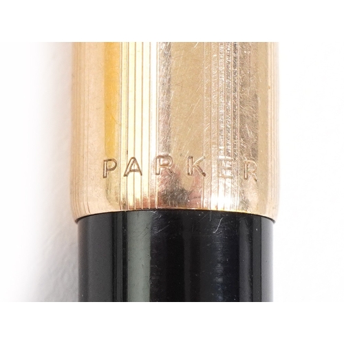 50 - Three Parker fountain pens.