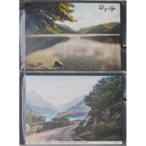 1358 - 20th century postcards, mostly topographical together with an Auto 100 World's Greatest Car stamp co... 