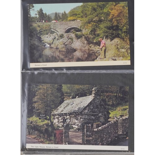 1358 - 20th century postcards, mostly topographical together with an Auto 100 World's Greatest Car stamp co... 