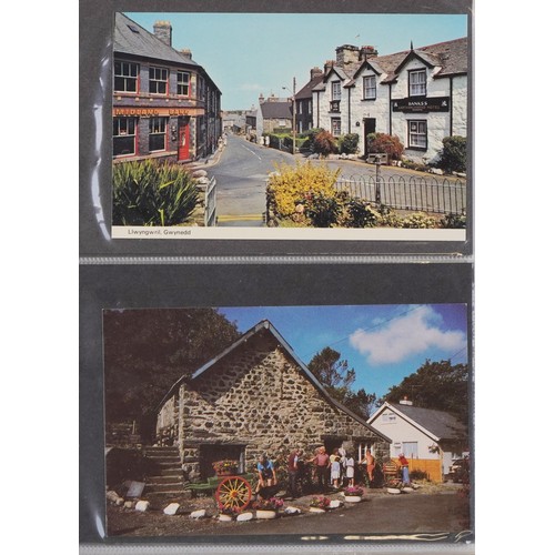 1358 - 20th century postcards, mostly topographical together with an Auto 100 World's Greatest Car stamp co... 