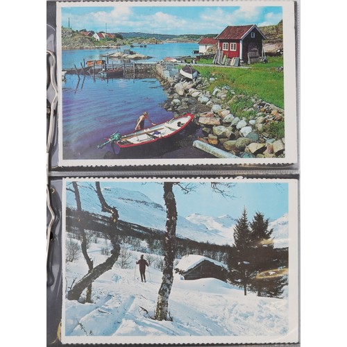 1358 - 20th century postcards, mostly topographical together with an Auto 100 World's Greatest Car stamp co... 