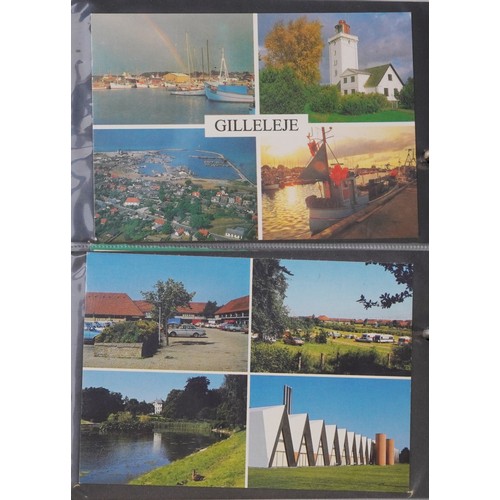 1358 - 20th century postcards, mostly topographical together with an Auto 100 World's Greatest Car stamp co... 