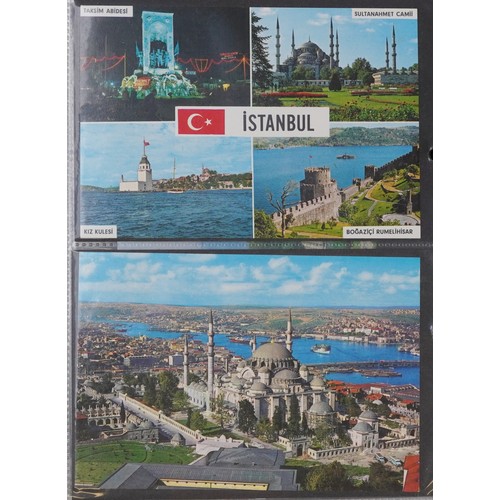 1358 - 20th century postcards, mostly topographical together with an Auto 100 World's Greatest Car stamp co... 