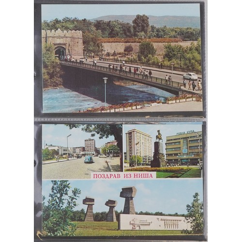 1358 - 20th century postcards, mostly topographical together with an Auto 100 World's Greatest Car stamp co... 
