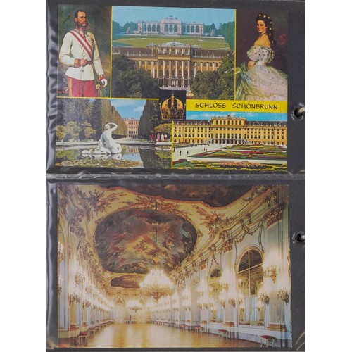 1358 - 20th century postcards, mostly topographical together with an Auto 100 World's Greatest Car stamp co... 