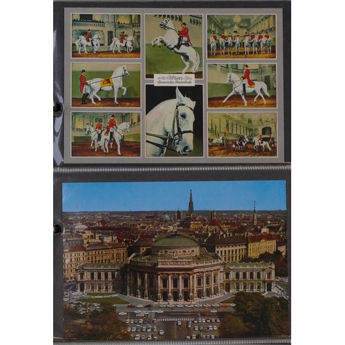 1358 - 20th century postcards, mostly topographical together with an Auto 100 World's Greatest Car stamp co... 
