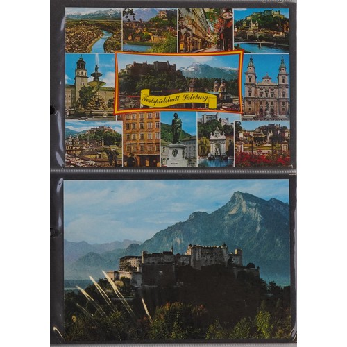 1358 - 20th century postcards, mostly topographical together with an Auto 100 World's Greatest Car stamp co... 