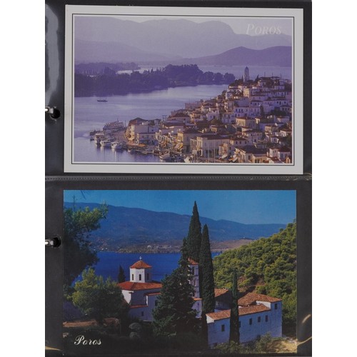 1358 - 20th century postcards, mostly topographical together with an Auto 100 World's Greatest Car stamp co... 