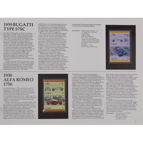 1358 - 20th century postcards, mostly topographical together with an Auto 100 World's Greatest Car stamp co... 