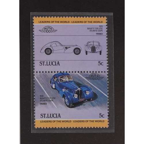 1358 - 20th century postcards, mostly topographical together with an Auto 100 World's Greatest Car stamp co... 