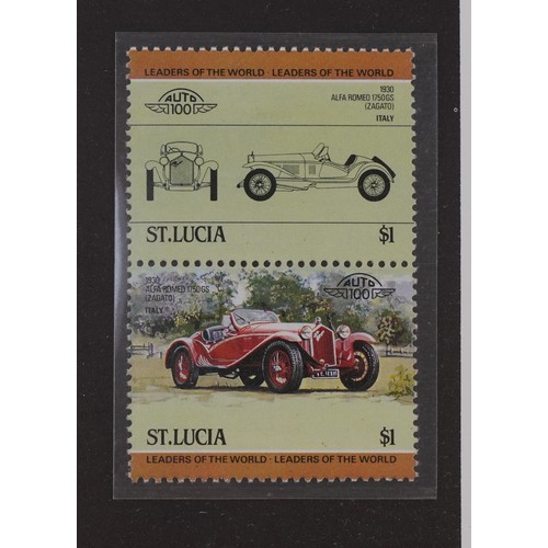 1358 - 20th century postcards, mostly topographical together with an Auto 100 World's Greatest Car stamp co... 