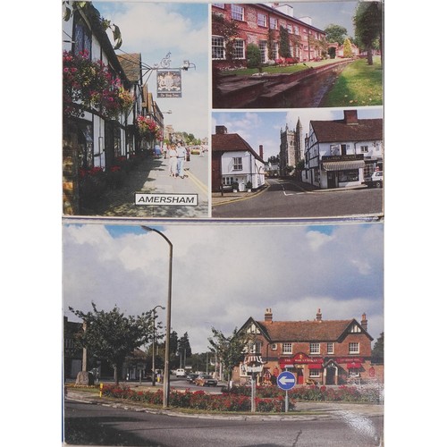 1358 - 20th century postcards, mostly topographical together with an Auto 100 World's Greatest Car stamp co... 