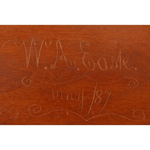  Victorian set of microscope glass slides, dated 1886-1887, housed in a J B Medland Optician London b... 