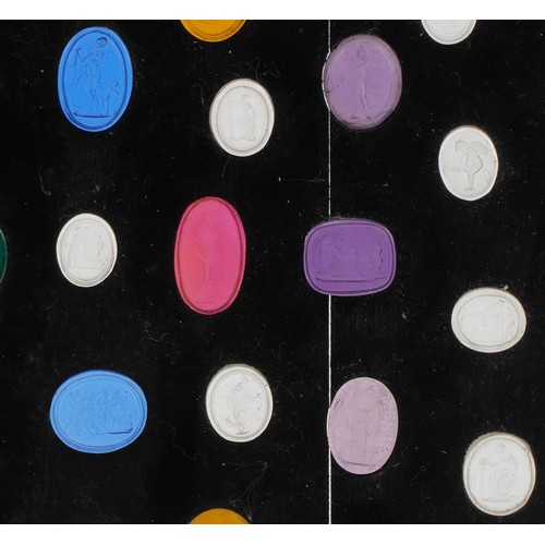  ZZZ a21983 Good collection of 19th century Grand Tour intaglio seals including a Quadriga, an Osiris... 
