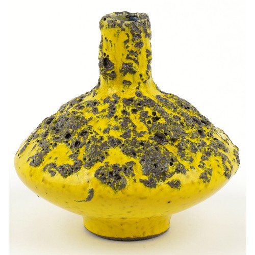  Otto Keramik West German pottery fat lava vase, 16cm high.