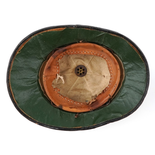  Military interest Wolseley style tropical pith helmet with RAF insignia.