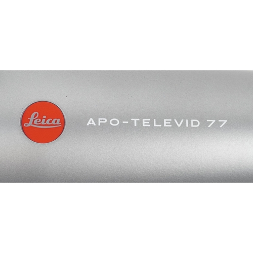  Leica APO - Televid 77 spotting scope, serial number 2052103, with Leica protective case, 46cm in le... 