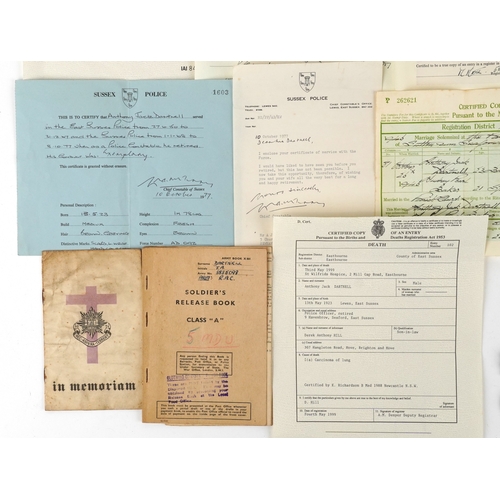  British military World War I and World War II medals relating to Anthony Jack Dartnell and David Joh... 