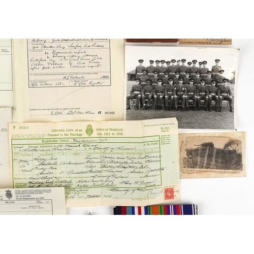  British military World War I and World War II medals relating to Anthony Jack Dartnell and David Joh... 