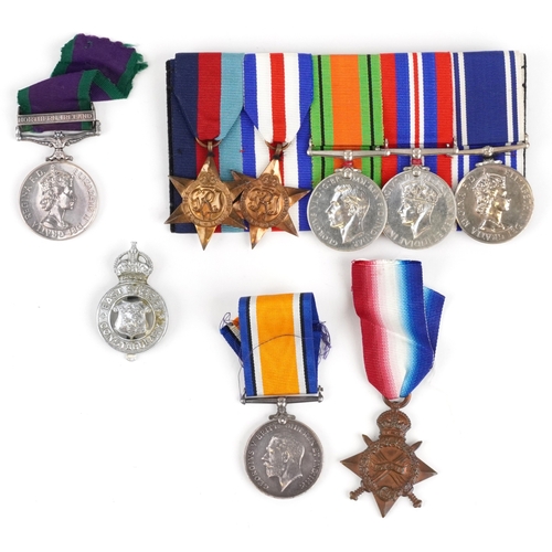  British military World War I and World War II medals relating to Anthony Jack Dartnell and David Joh... 